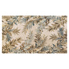 6' Ivory Hand Tufted Tropical Indoor Area Rug