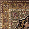 7'7" x 10'10" Polypropelene Black-Beige Area Rug