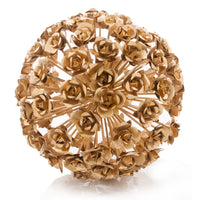 7.5"x 7.5"x 7.5" Esfera Rosa Rose Sphere-Rose Gold