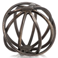 6" x 6" x 5" Bronze Small Sphere