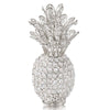 6"x 6"x 12.5" Silver Pina Cristal Pineapple