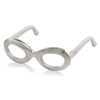 6.5"x 6.5"x 2.5" Silver Gafas Jackie Oval