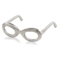 6.5"x 6.5"x 2.5" Silver Gafas Jackie Oval