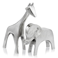 3.5"x 9"x 12" Rough Silver Jugete Jirafa Toy Giraffe