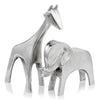 2.5"x 8"x 7" Rough Silver Jugete Elefante Toy Elephant