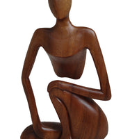 2.5"x 12"x 16.5" Abstra Mahogany Lady