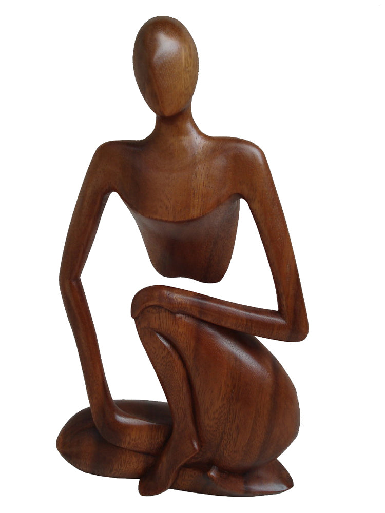 2.5"x 12"x 16.5" Abstra Mahogany Lady