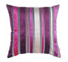 Set of 2 Purple Varigated Stripe Decorative Pillow Covers