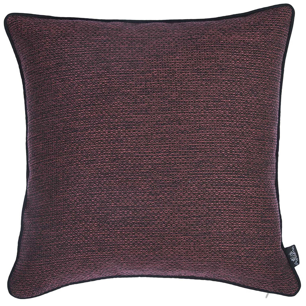 17"x 17" Jacquard Minimal Decorative Throw Pillow Cover