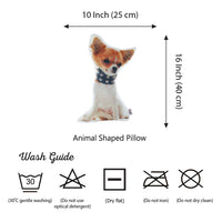 Pomerarian Dog Shape Filled Pillow Animal Shaped Pillow