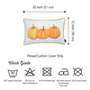 Pumpkin Trio Lumbar Decorative Throw Pillow Cover