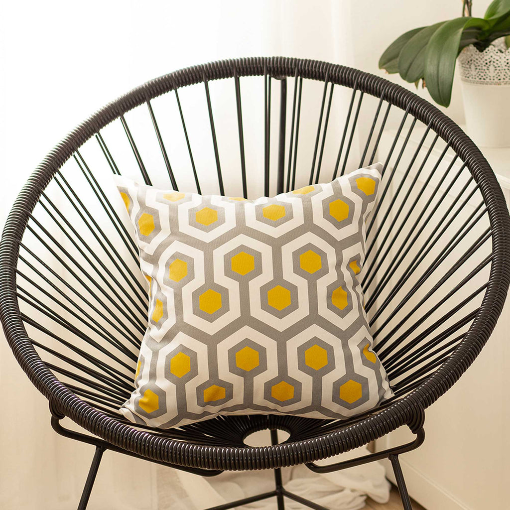 Retro Geometric Decorative Throw Pillow Cover