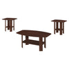 61.5"x 75.5"x 55.25" Table Set 3pcs Set Cherry