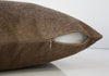 18"x 18" Pillow Light Brown Mosaic Velvet 1pc