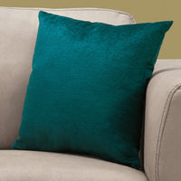 18"x 18" Pillow Emerald Green Mosaic Velvet 1pc