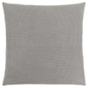 18"x 18" Pillow Patterned Light Grey 1pc