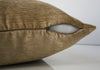 18"x 18" Pillow Solid Tan 2pcs