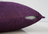 18"x 18" Pillow Purple Diamond Velvet 1pc