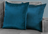 18"x 18" Pillow Steel Blue Diamond Velvet 2pcs