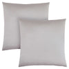 18"x 18" Pillow Silver Satin 2pcs