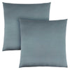 18"x 18" Pillow Pale Blue Satin 2pcs