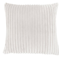 18"x 18" Pillow Ivory Ultra Soft Ribbed Style 1pc