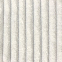 50"x 60" Throw Ivory Ultra Soft Ribbed Style