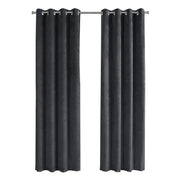 52"x 84" Curtain Panel 2pcs Grey Room Darkening