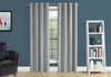 52"x 84" Curtain Panel 2pcs Silver Room Darkening