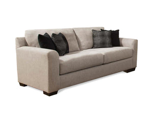 89" X 42" X 28" Yogi Silver 100% Polyester Sofa