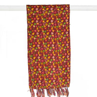 18" x 72" 100% Cotton Multicolor Scarf