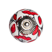 1.5" x 1.5" x 1.5" Ceramic-Metal Multicolor 12 Pack Knob