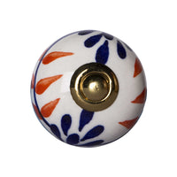 1.5" x 1.5" x 1.5" Ceramic-Metal Multicolor 12 Pack Knob