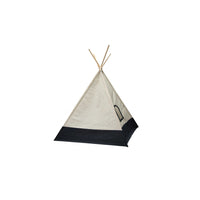 Blue and White Fabric Indoor Teepee Tent