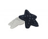 White with Blue 3D Shape Star Pillow