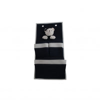 3 Pocket Storage Teddy Bear Wall Hanger