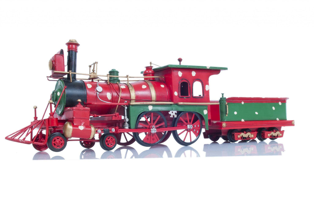 Handmade Metal Christmas Train Model