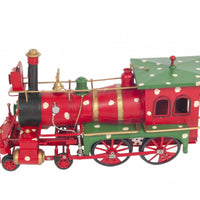 Handmade Metal Christmas Train Model