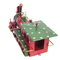Handmade Metal Christmas Train Model