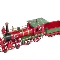 Handmade Metal Christmas Train Model