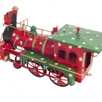 Handmade Metal Christmas Train Model