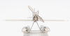 Vintage Look Aluminum Seaplane Sculpture