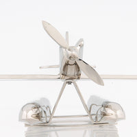 Vintage Look Aluminum Seaplane Sculpture