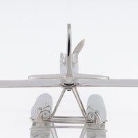 Vintage Look Aluminum Seaplane Sculpture