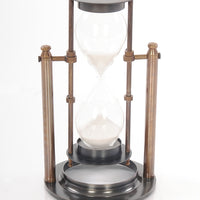 Antique Look Revolving Hourglass