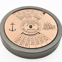 Set of 2 100 Year Calendar and Compass Quote