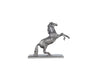 Rearing Horse Statue with Base