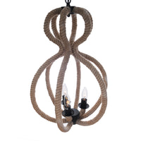 Nautical Rope Hanging Lantern Pendant Light