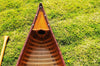 6' Wooden Canoe Boat Model Sculpture