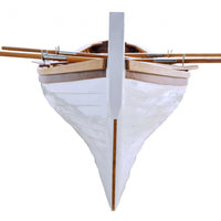 Clinker Built Whitehall Row Boat Model Sculpture